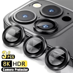 8K HDR Aluminum Edging Lens Protector for iPhone