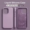 Liquid Silicone Slim Snap Fit Back Case for iPhone