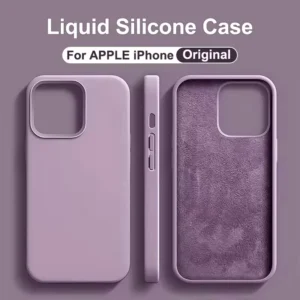 Liquid Silicone Slim Snap Fit Back Case for iPhone